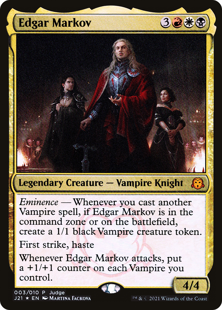 Edgar Markov (JDG-003) [Judge Gift Cards 2021] Foil