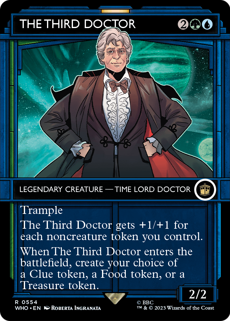 The Third Doctor (Showcase) (WHO-554) (Borderless) [Doctor Who]