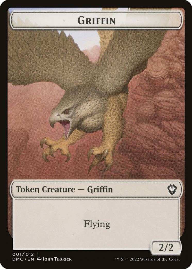 Griffin (TDMC-001) [Dominaria United Commander Tokens]