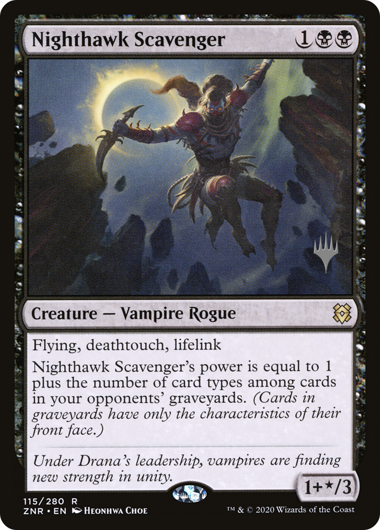 Nighthawk Scavenger (PPZNR-115) [Promo Pack: Zendikar Rising Promos] Foil