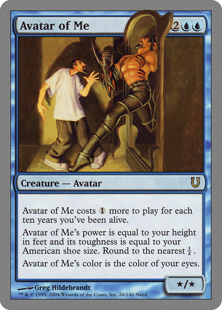 Avatar of Me (UNH-026) [Unhinged] Foil