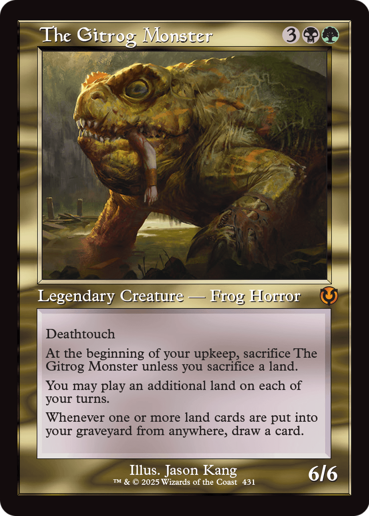 The Gitrog Monster (Retro Frame) (INR-431) [Innistrad Remastered] Foil