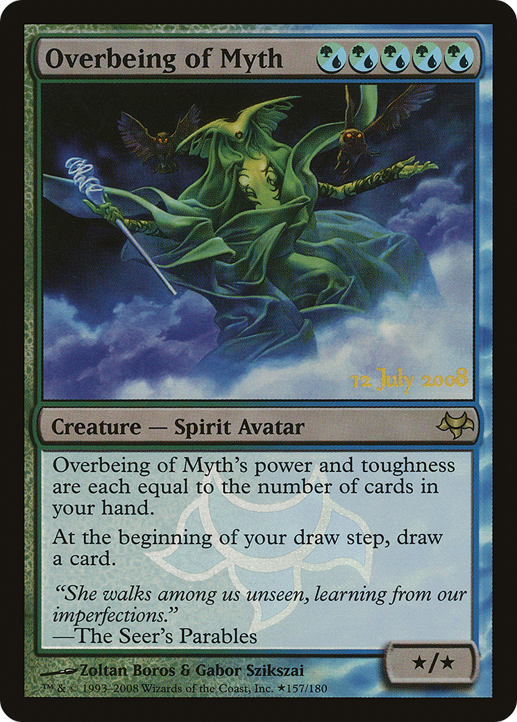 Overbeing of Myth (PRE-157) [Eventide Promos] Foil