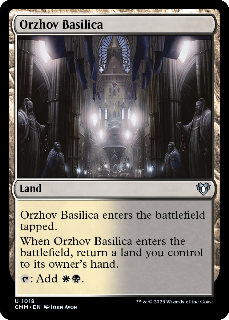 Orzhov Basilica (CMM-1018) [Commander Masters]