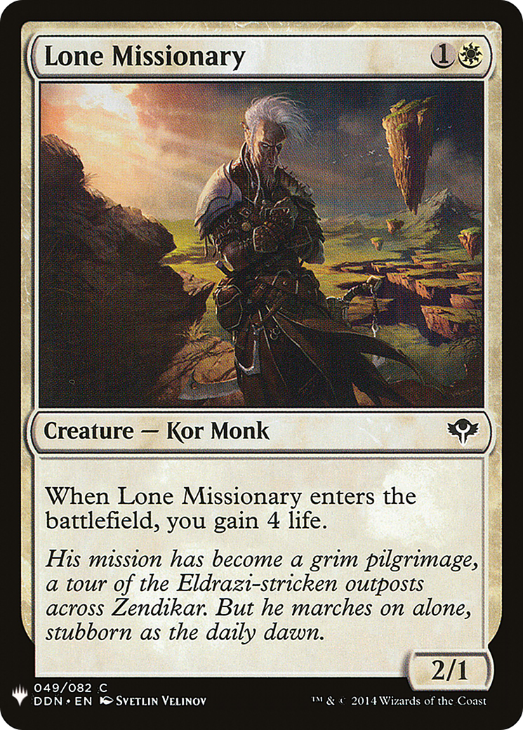 Lone Missionary (LIST-049) [The List]