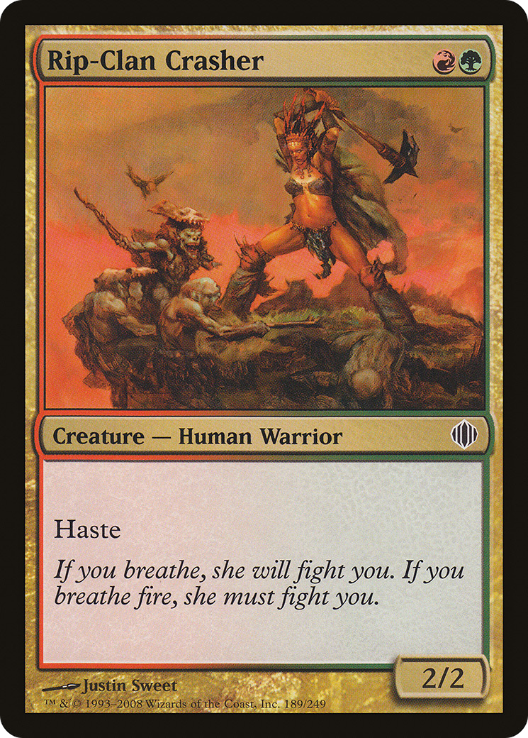 Rip-Clan Crasher (ALA-189) [Shards of Alara] Foil