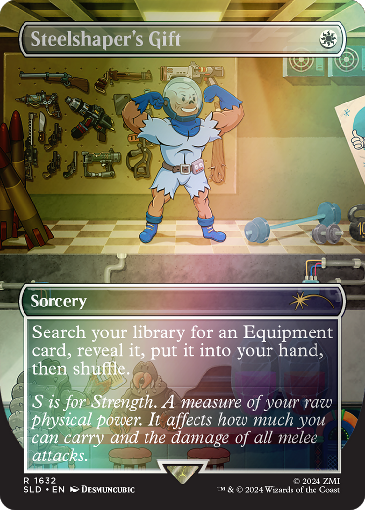 Steelshaper's Gift (Rainbow Foil) (SLD-1632) (Borderless) [Secret Lair Drop] Foil