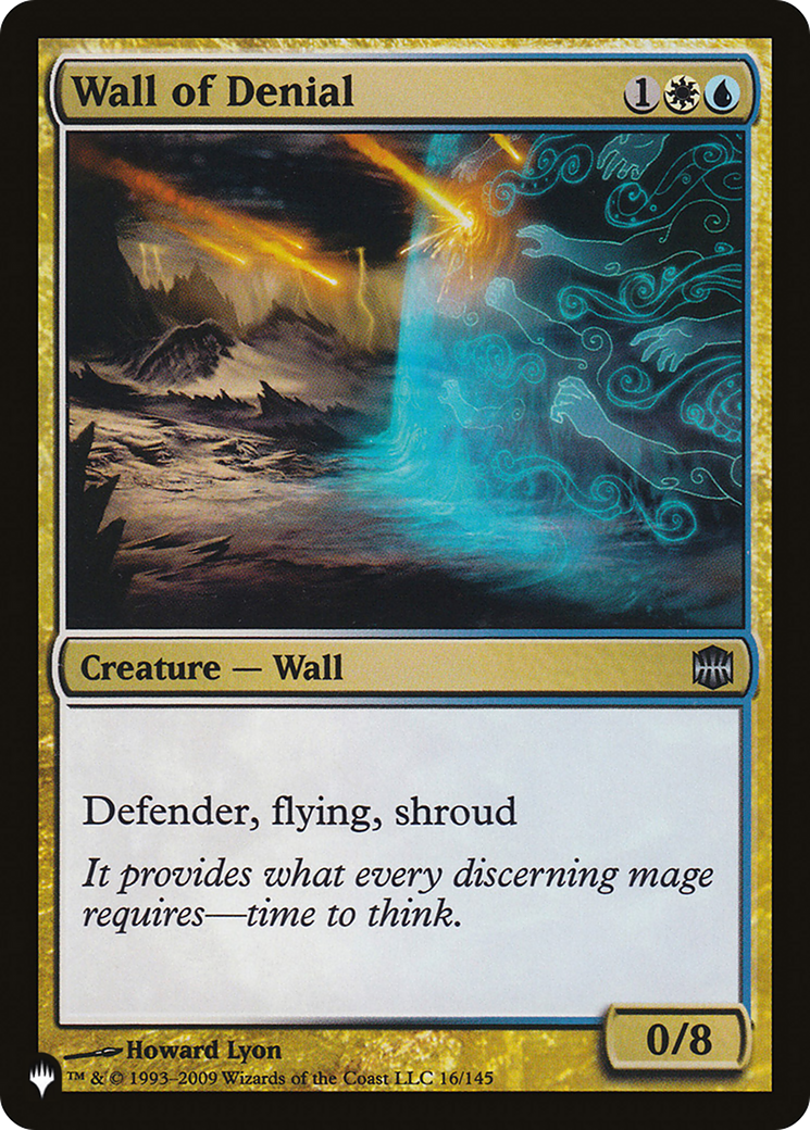 Wall of Denial (LIST-16/145) [The List]