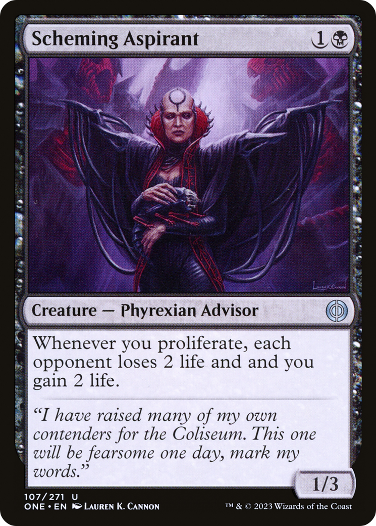 Scheming Aspirant (ONE-107) [Phyrexia: All Will Be One]