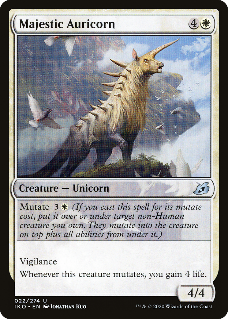 Majestic Auricorn - Foil [Ikoria: Lair of Behemoths]
