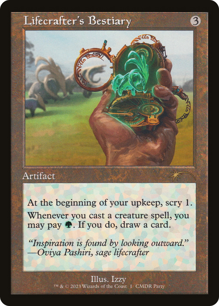 Lifecrafter's Bestiary (Retro Frame) (WPN-001) [Wizards Play Network 2023]