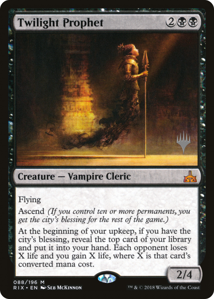 Twilight Prophet (PPIKO-088) [Promo Pack: Rivals of Ixalan Promos]
