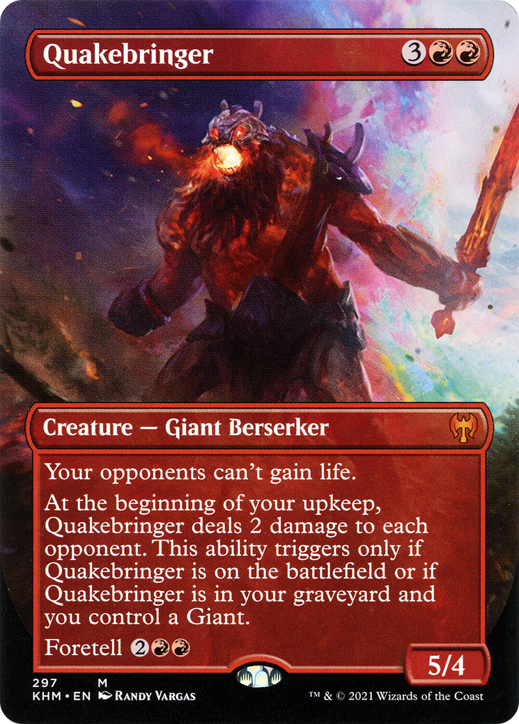 Quakebringer (Borderless) (KHM-297) [Kaldheim]