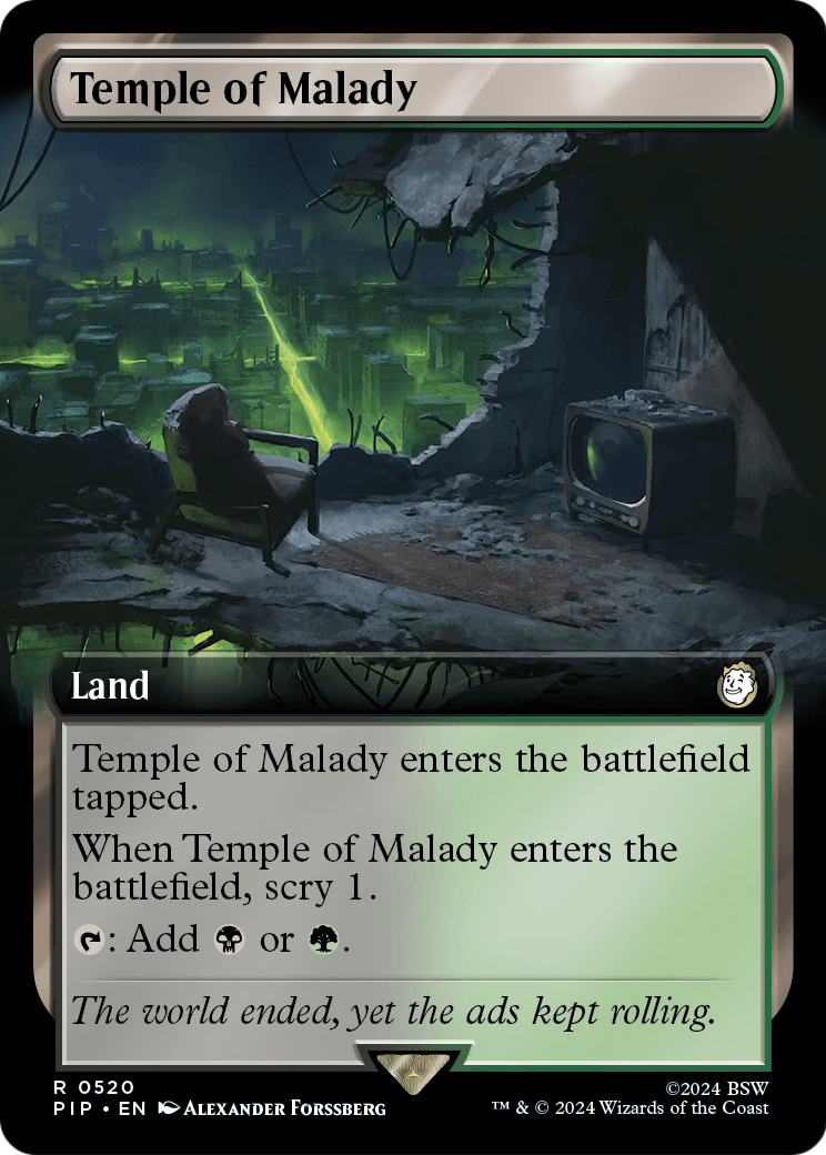 Temple of Malady (Extended Art) (PIP-520) [Fallout]
