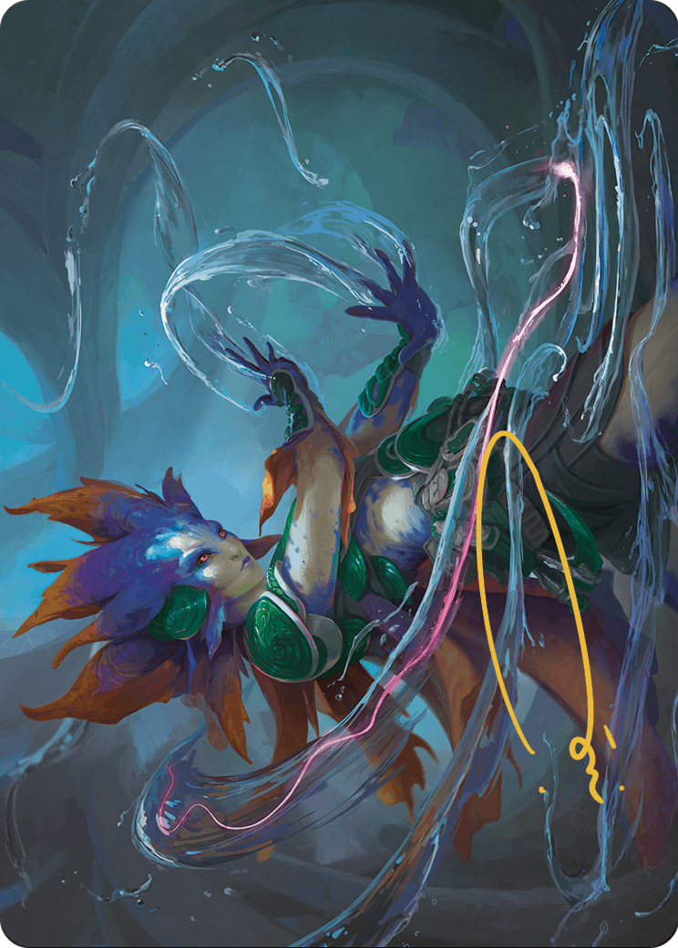 Nicanzil, Current Conductor // Nicanzil, Current Conductor (ALCI-036) (Borderless) [The Lost Caverns of Ixalan Art Series]