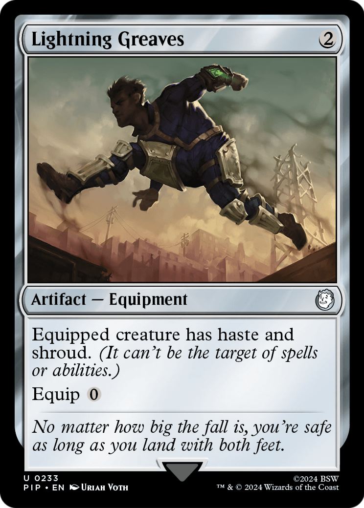 Lightning Greaves (PIP-233) [Fallout] Foil