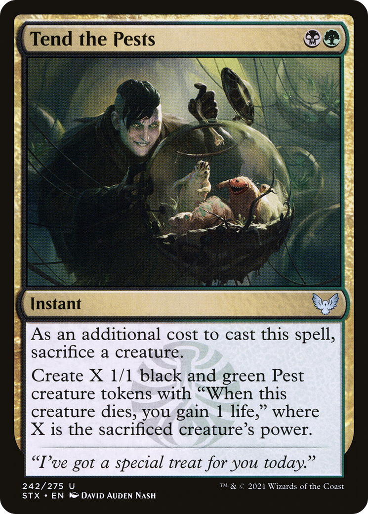 Tend the Pests (STX-242) [Strixhaven: School of Mages] Foil
