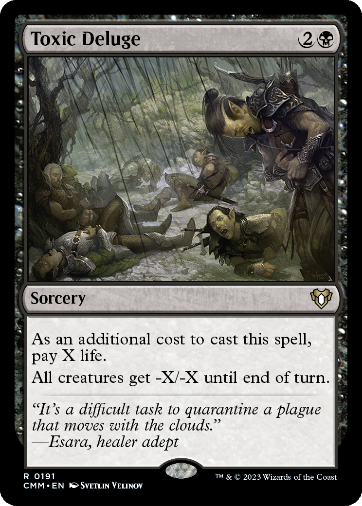 Toxic Deluge (CMM-191) [Commander Masters] Foil