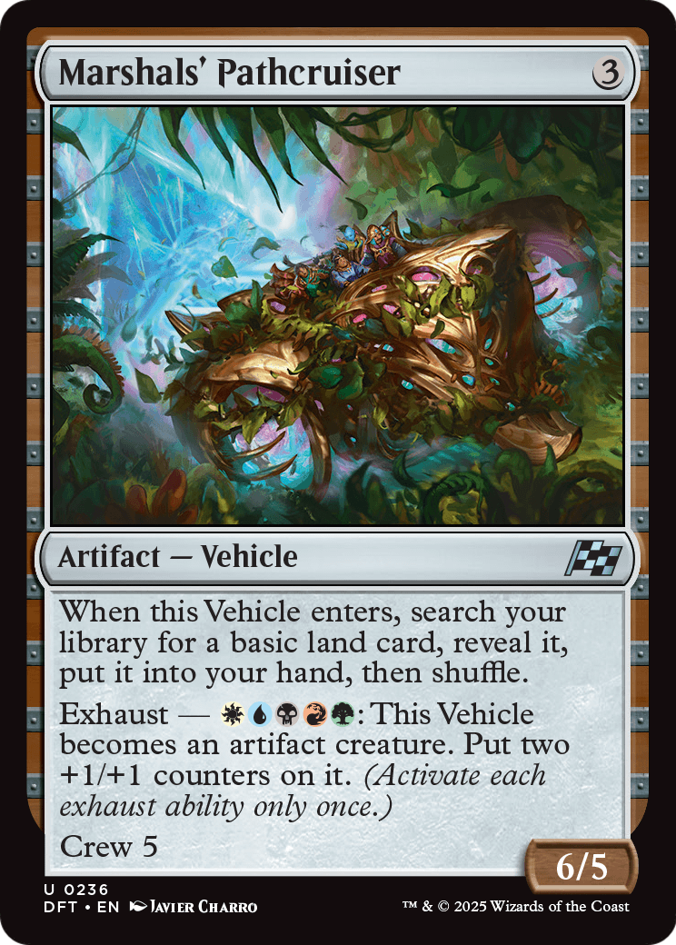 Marshals' Pathcruiser - Foil [Aetherdrift]
