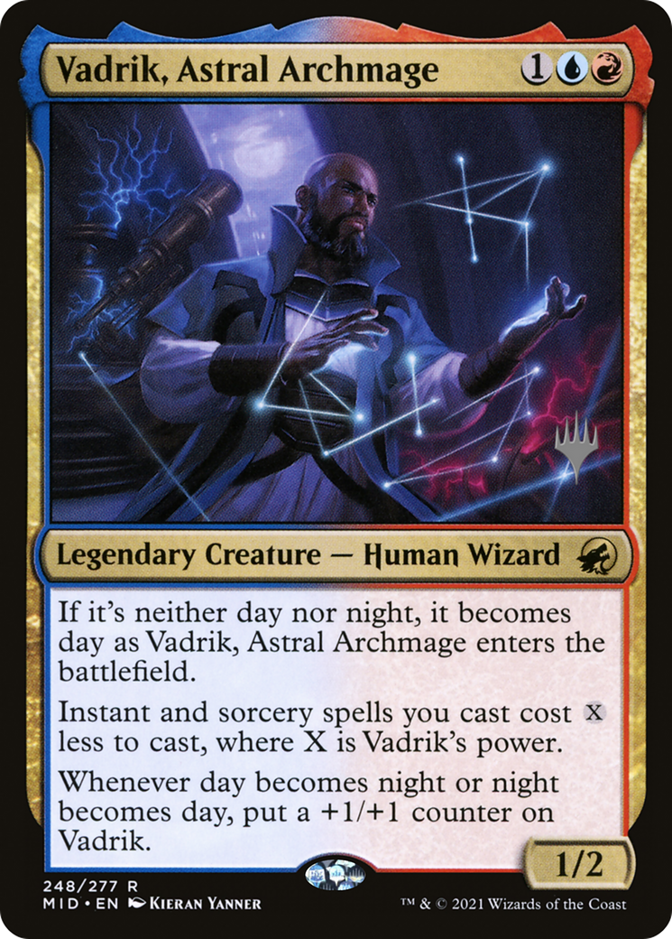 Vadrik, Astral Archmage (PPMID-248) [Promo Pack: Innistrad: Midnight Hunt Promos] Foil