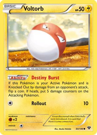 Voltorb (44/146) [XY Base Set] - Common