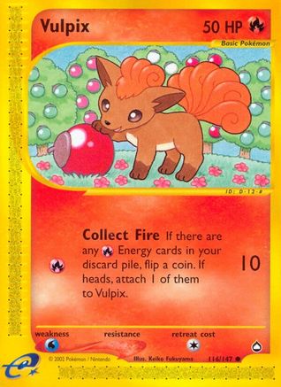 Vulpix (116/147) [Aquapolis] - Common