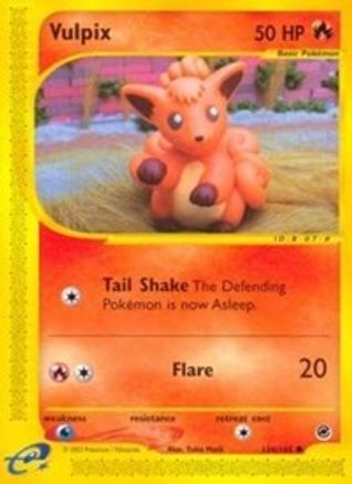 Vulpix (136/165) [Expedition] Reverse Holofoil - Common