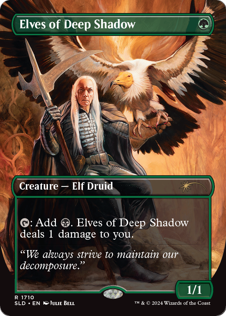 Elves of Deep Shadow (SLD-1710) (Borderless) [Secret Lair Drop]