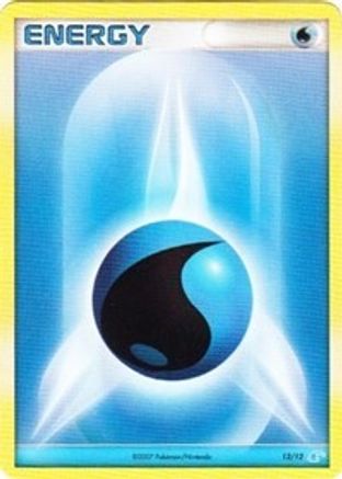 Water Energy (12/12) [DP Trainer Kit Manaphy & Lucario] - Common