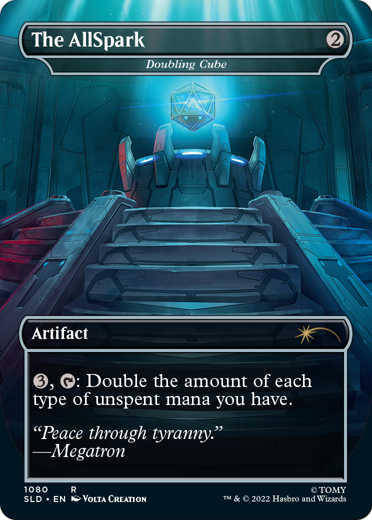 The AllSpark - Doubling Cube (SLD-1080) (Borderless) [Secret Lair Drop] Foil