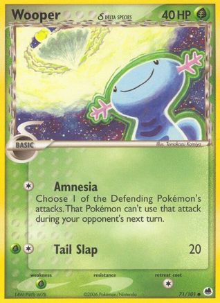 Wooper (Delta Species) (071/101) [Dragon Frontiers] - Common