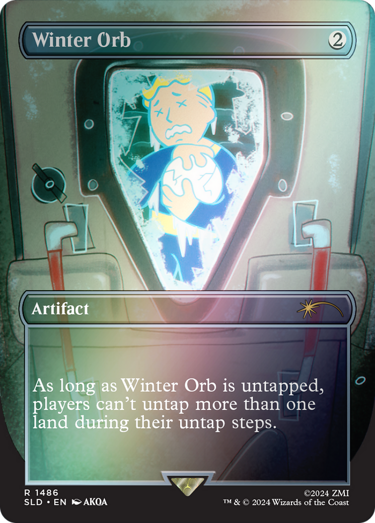 Winter Orb (Rainbow Foil) (SLD-1486) (Borderless) [Secret Lair Drop] Foil