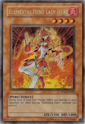 Elemental Hero Lady Heat (Secret Rare) (PP02-EN008) - Premium Pack 2 Unlimited