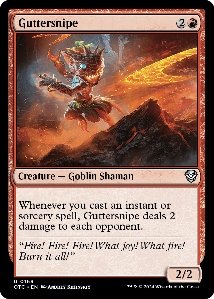 Guttersnipe (OTC-169) [Outlaws of Thunder Junction Commander]