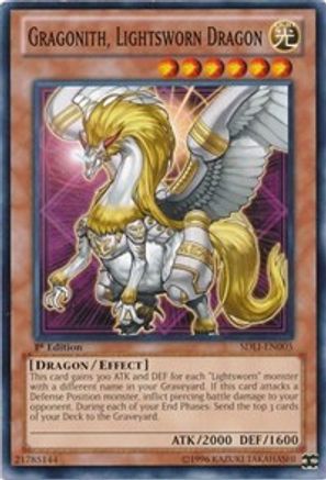 Gragonith, Lightsworn Dragon (Common) (SDLI-EN005) - Structure Deck: Realm of Light 1st Edition