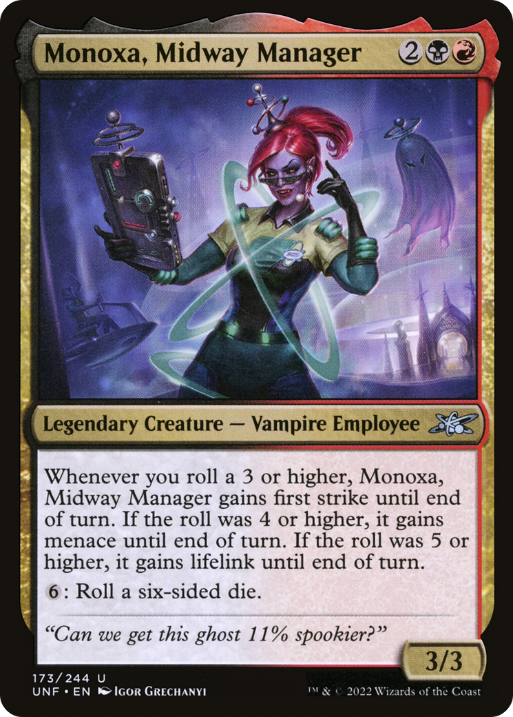 Monoxa, Midway Manager (UNF-173) [Unfinity] Foil