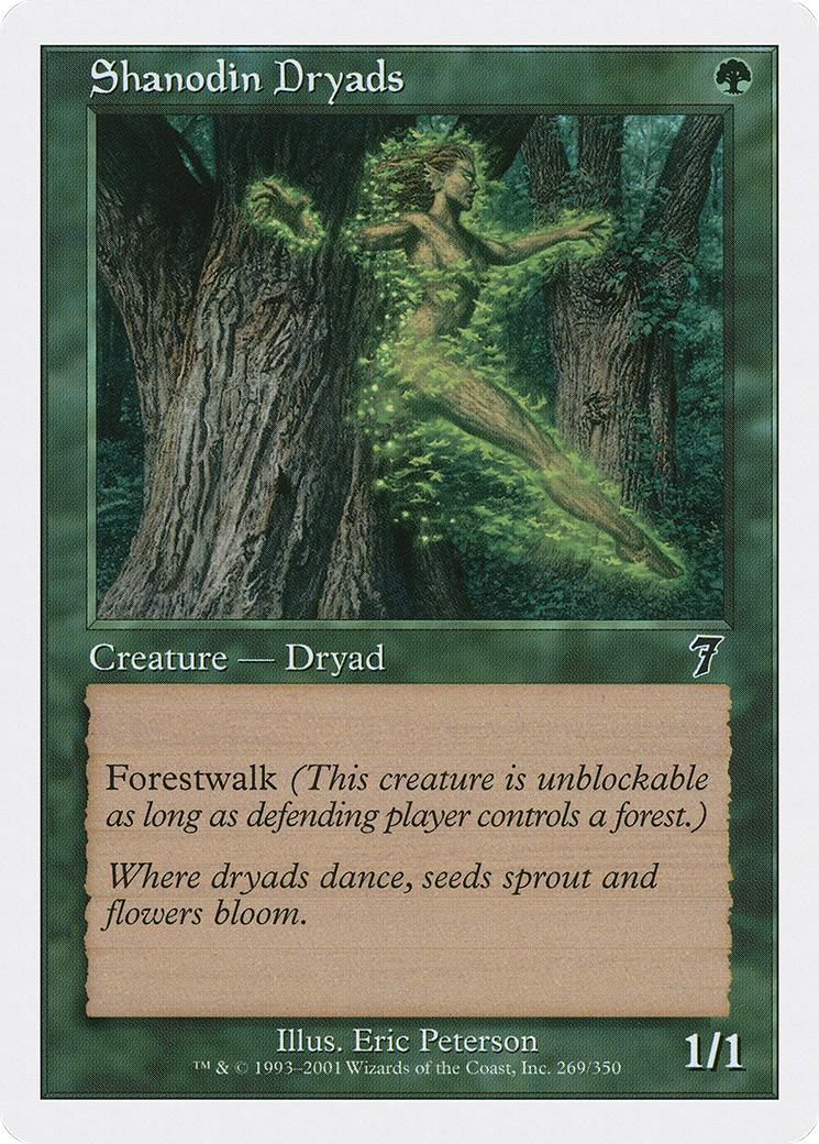 Shanodin Dryads (7ED-269) [7th Edition] Foil