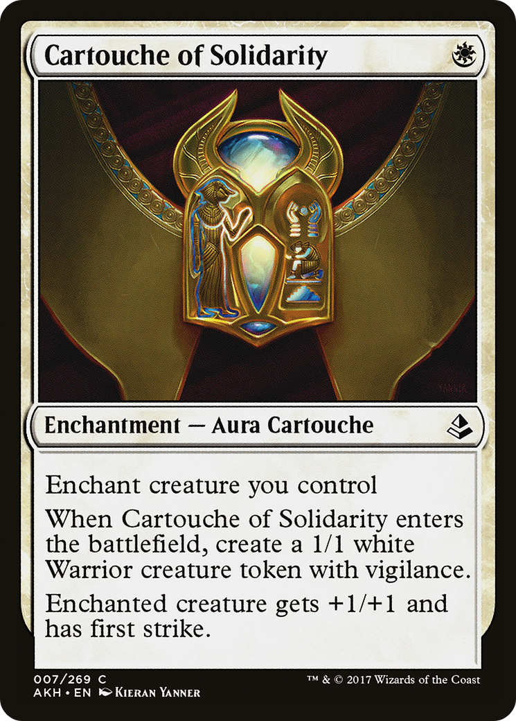 Cartouche of Solidarity (AKH-007) [Amonkhet] Foil