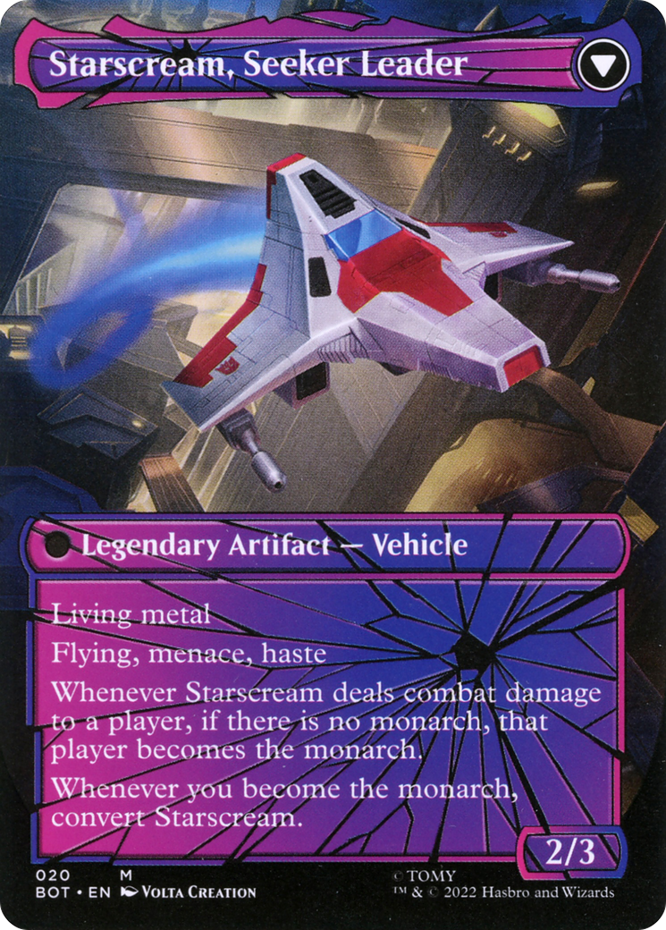 Starscream, Power Hungry (Shattered Glass) (BOT-020) (Borderless) [Transformers]
