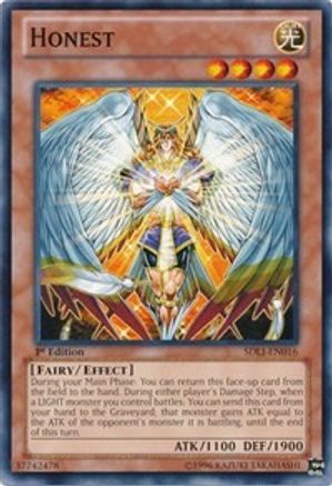 Honest (Common) (SDLI-EN016) - Structure Deck: Realm of Light 1st Edition