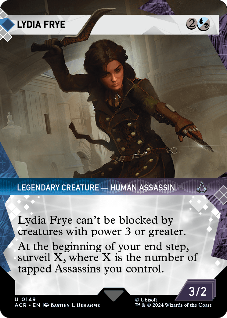 Lydia Frye (Showcase) (ACR-149) (Borderless) [Assassin's Creed]