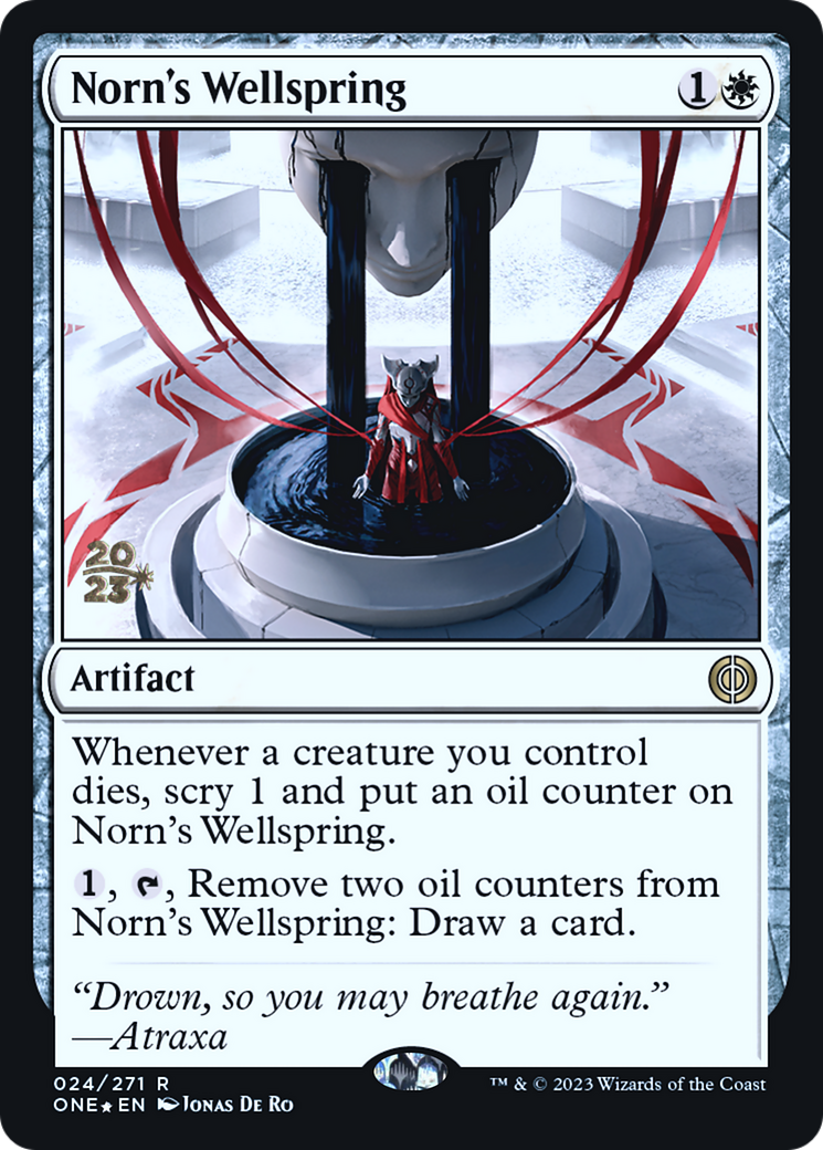 Norn's Wellspring (PRE-024) [Phyrexia: All Will Be One Promos] Foil