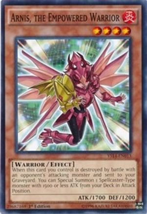 Arnis, the Empowered Warrior (Common) (YS14-EN013) - Super Starter: Space-Time Showdown 1st Edition