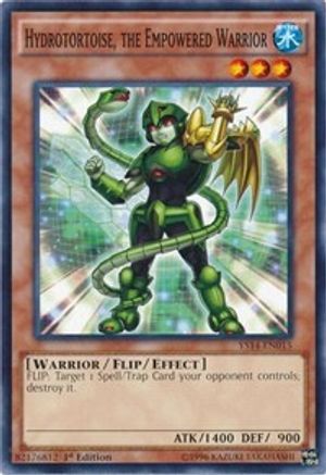 Hydrotortoise, the Empowered Warrior (Common) (YS14-EN015) - Super Starter: Space-Time Showdown 1st Edition