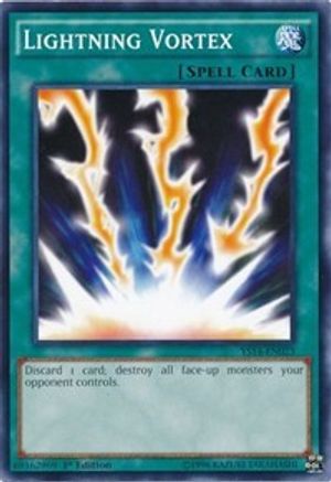 Lightning Vortex (Common) (YS14-EN023) - Super Starter: Space-Time Showdown 1st Edition