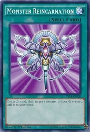 Monster Reincarnation (YS14-EN028) - Super Starter: Space-Time Showdown 1st Edition