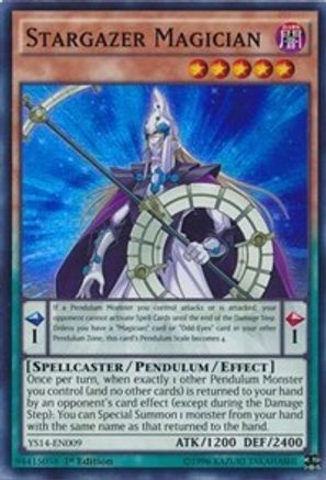 Stargazer Magician (YS14-EN009) - Super Starter: Space-Time Showdown 1st Edition