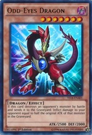 Odd-Eyes Dragon (Ultra Rare) (YS14-ENA01) - Super Starter: Space-Time Showdown Power-Up Pack 1st Edition