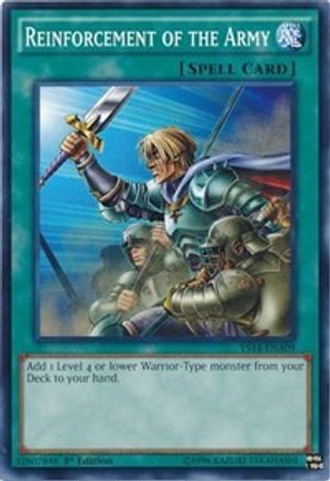 Reinforcement of the Army (Common) (YS14-ENA09) - Super Starter: Space-Time Showdown Power-Up Pack 1st Edition