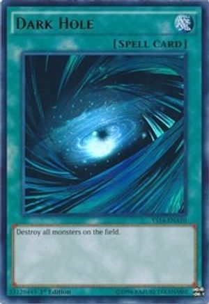 Dark Hole (Ultra Rare) (YS14-ENA10) - Super Starter: Space-Time Showdown Power-Up Pack 1st Edition